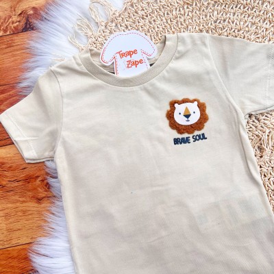 Conj. Camiseta Brave Soul e Bermuda - Areia e Preto
